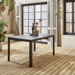 Table De Jardin Extensible Aluminium, 6 à 8 Places -ME Soldes xtafsq147at 1f9a6c3db7764a6327c0b59504a78288