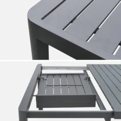 Table De Jardin Extensible Aluminium + 8 Fauteuils De Jardin Empilables Couleur : Anthracite / Gris Clair 14 Table De Jardin Extensible Aluminium + 8 Fauteuils De Jardin Empilables Couleur : Anthracite / Gris Clair -ME Soldes xtafsq147r8gy 200ff100ef1f83ed46769e30ea8c2513