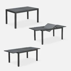 Table De Jardin Extensible Aluminium, 6 Chaises Couleur : Gris / Gris Taupe 11 Table De Jardin Extensible Aluminium, 6 Chaises Couleur : Gris / Gris Taupe -ME Soldes xtp150r6co 11bd283f1a0fa1bea74c3f7fb6355240